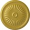Ekena Millwork Juniper Ceiling Medallion (Fits Canopies up to 7"), Hand-Painted Rich Gold, 36"OD x 1 1/2"P CM36JURGS - alternate 1